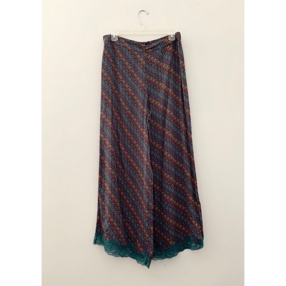 Anthropologie Other - NWT ANTHRO FLOREAT Teal Print Wide Leg Pajama Pant